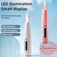 Dog Cat Hair Foot Hair Led Waterproof Pet Shaver Electric Clipper Tool Q8n0