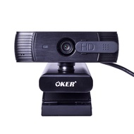 OKER รุ่น HD - 868 กล้องคอมพิวเตอร์ กล้องเว็บแคมหัวเสียบ USB OKER AUTO FOCUS HD WEBCAM