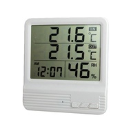 Hygrometer Electronic CX-301A Indoor Outdoor Temperature Large Screen F8WU