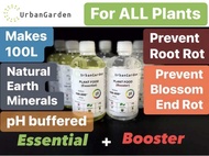 UrbanGarden Nutrients (UG Nutrients - UG Plant Food) Natural Plant Liquid Fertilizer - Soil and Hydroponic Minerals