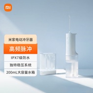 小米（MI） 米家电动冲牙器家用洗牙器洁牙器水牙线充电便携式全身水洗附带正畸喷嘴非IOT联动 米家电动冲牙器 4支喷头