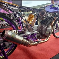 Knalpot Pekajaman Muffler Original jogja GP Herex 250-270 CC Tiger Mp