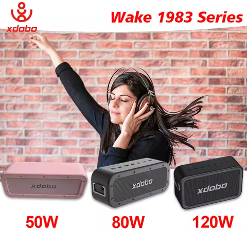 Wake1983 Plus MAX Series XDOBO Bluetooth Speaker Portable Deep Bass Soundbar EQ Subwoofer BT TF Musi