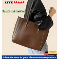 （Thickened inner zipper pocket）LIVE shoulder bag women thick leather bag    leather tote bag  handba