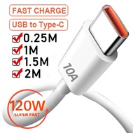 10A 7A USB Type C Fast Charge Cable Max 120W/Universal Android Data Transfer Cord Type C Cable Fast 