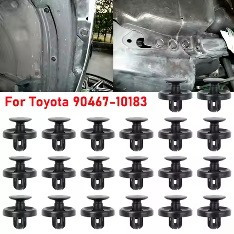 Engine Under Cover Retainer Trunk Trim Fender Liner Clip 90467-10183 for Toyota Camry Corolla RAV4 Y