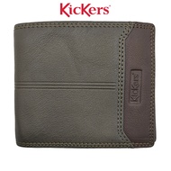 Kickers Genuine Cowhide Leather Short Bifold Wallet #KEBA53917|53918|53919|53920