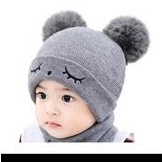 Cute pompom beanie sleep eyes pompom beanie baby beanie baby hat boy