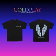 COLDPLAY LYRICS EDITION Merchandise by Undercroft fashion Vintage Loose high-quality cotton tee