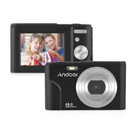 Digital Camera 48MP 1080P 2.4 Inch IPS Screen 16x Zoom Self Timer 128GB Extended Memory Face Detecti