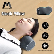 MicroBang Neck Pillows Cervical Pillow Memory Foam Pillow Ergonomic Pillow Comfortable Sleeping Pillow With Pillowcase for Neck Care Relieve Cervical Pain