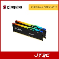 Kingston FURY Beast DDR5 RGB 6400MT/s 32GB (2x16GB) Memory Black DDR5 RAM