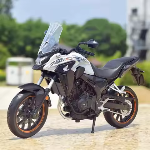 1:12 Honda CB400X CBR1000RR Alloy Motorcycle Model Toys Car Diecast Metal Rubber Tires Front Wheel S