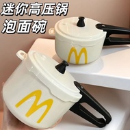 迷你高壓鍋 泡面碗 不銹鋼 飯碗盒 304 Stainless Steel Instant Noodle Bowl with Lid Large Capacity Drainable Instant 