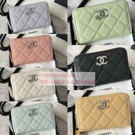 Chanel 25 women 11x7.5x2cm star calf leather wallet purse coin bag  女裝 慧星魚子醬牛皮拉鍊小零錢包 銀包 卡包 卡片套 card 