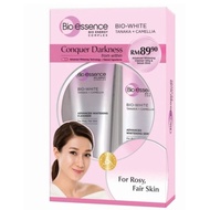 BIO-ESSENCE Bio White Tanaka + Camellia Serum Set (Bio-White Advanced Whitening Serum 30ml + Cleanse
