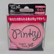 Thirty34Four Pinky #0.6 = 2.3lbs 1040g/200m