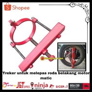 Rear wheel drum removal tracker macet