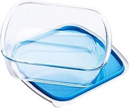 Glass Baking Dish with Plastic lids, Container with BPA Free Lids, Glass Casserole for Lasagna, Left