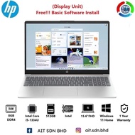 HP 15-fd0478TU 15.6"FHD Laptop Silver Intel Core i5-1334U 8GB 512GB Intel W11 (Display Unit)