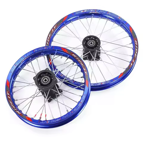 Motorcycle Wheel Hub Aluminum Alloy 14-17 inch Front Rear Rims Wheel Rims Black Hub For KLX CRF Kayo