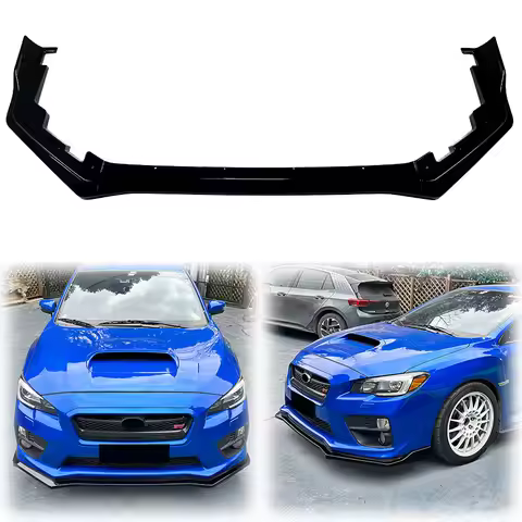 2015 To 2021 For Subaru Impreza WRX STI VA Front Bumper Spoiler Lip Guard Lowetr Splitter Blade Stri