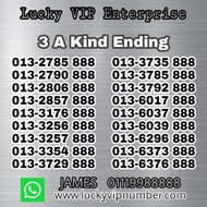 VIP Number, VIP Mobile Phone Number, Silver Number Series 3 A Kind 888, Prepaid Number, Digi, Celcom