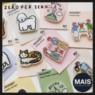 [ZERO PER ZERO] Acrylic Illustration Magnet Collection (50 Designs) Strong Neodymium Magnet / Home D
