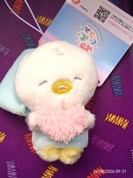 迪士尼 唐老鴨 ねむぐるみ Nemigurumi 睡眠抱心心睡衣絨毛娃娃 瞓覺抱抱系列 吊飾 毛公仔 匙扣 Donald Duck 日本 FURYU Merry Creation 小雞