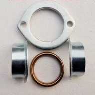 Motorcycle WY125/CG125/GN125 Exhaust Pipe Card Muffler Flange Iron Ring Tile Assembly