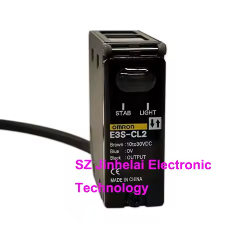 New and Original 2m Distance Set Photoelectric Sensor Stable Detection Switch Omron E3S-CL2 E3S-CL1