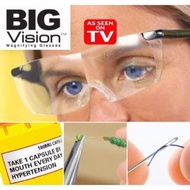 แว่นตาขยายไร้มือจับ แว่นขยายไร้มือจับ แว่นขยาย แว่นอ่านหนังสือ BIG VISION New Big Vision 1.6 times Magnifying Glasses Magnifier Reading Glasses Pro 250% Magnification Presbyopic Eyewear Magnifies Lens zahaa