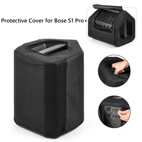 Dust Case Anti-Scratch Dust Cover Washable Speaker Cover Top Opening Protective Cover for Bose S1 Pr