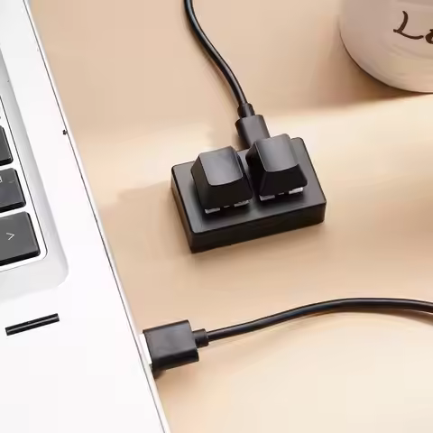 2-key Shortcut Keyboard Copy And Paste USB Custom Programmable Macro Mechanical Keyboard Hot Key Mou