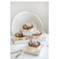 CAKE 4-5 Inches-25 Pieces Paper Box With Lid Add 4-5 Inch CAKE. High Cover