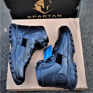 Sepatu PDH spartan midtrack tali putar depan