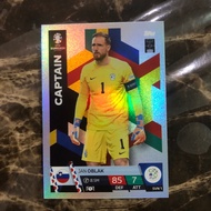 Topps Euro 2024 Match Attax Rainbow Foil Karte Captain SVN 1 Jan Oblak
