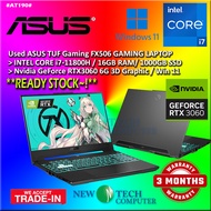 #AT190 USED ASUS TUF Performance Gaming Laptop FX506 intel i7-11800H 16GB 1TB SSD RTX3060 RTX 3060 6