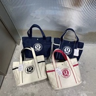 Handbag Daily Tote Cute Fitness Yoga Lunch Box Bag Small Mini Canvas Bag Xiaojia lulumini Trendy TT4