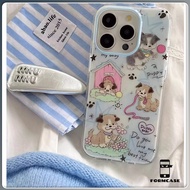 Transparent Best-Selling On Korean Websites Animal Gathering for iPhone Case 11 12 13 14 15 16 PLUS 