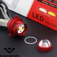 Ruby Cos yellow and white Led phase bulb 50W H4 pin