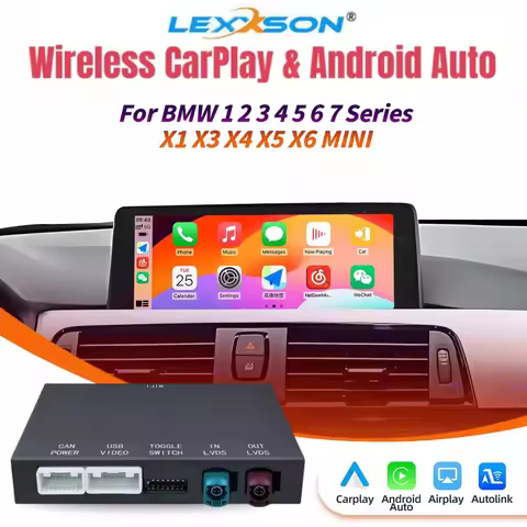 Wireless CarPlay For BMW NBT CIC 1 2 3 4 5 7 Series F22 F10 F01 F02 X3 X4 F25 F26 MINI X4 X5 X6 F56 