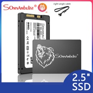 Somnambulist โซลิดสเตทไดรฟ์ภายใน SSD 120gb 240gb 480GB 2.5 นิ้ว SATA III 960GB สําหรับแล็ปท็อป