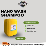 【Kleenson】GS Nano Wash Shampoo 20KG | Car Shampoo | Car Wash Shampoo | Wash and Wax | Nano Wash | Cl