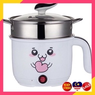 🇲🇾1.8L Electric Cooker 2 layer Steamer Hot Pot Rice Cooker Soup Pot Steamboat Small steamboat小火锅 火锅 