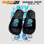 Anomali motif children's sandals 67 six seven