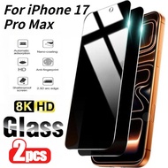 3Pcs Privacy Screen Protector for iPhone 17 16 15 Pro Max Anti-Spy Protective Glass for iPhone 14 13