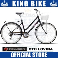 Sepeda Mini Keranjang City Bike Dewasa 26 Inch Polygon Lovina