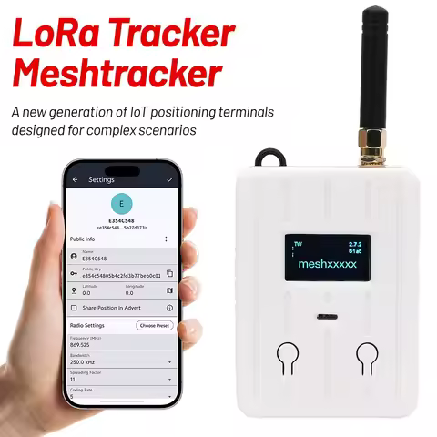 LT1 Lora Radio Tracker Node Buletooth GPS Position SX1262 NRF52840 Lora Mesh Repeater Meshtastic Com
