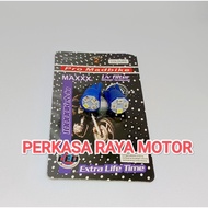 MATA T10 4 Led turn signal light bulb, colorful rotating flash mode, Universal motorcycle 2pcs